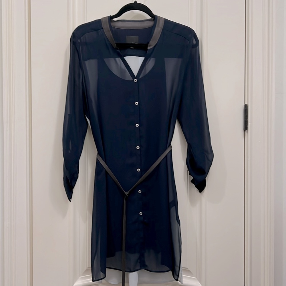 Greylin navy blue dress